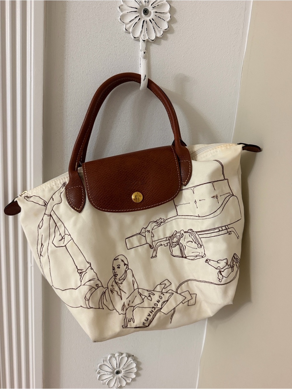 Limited Edition Longchamp Le Pilage Comic Strip by Robert Wagt